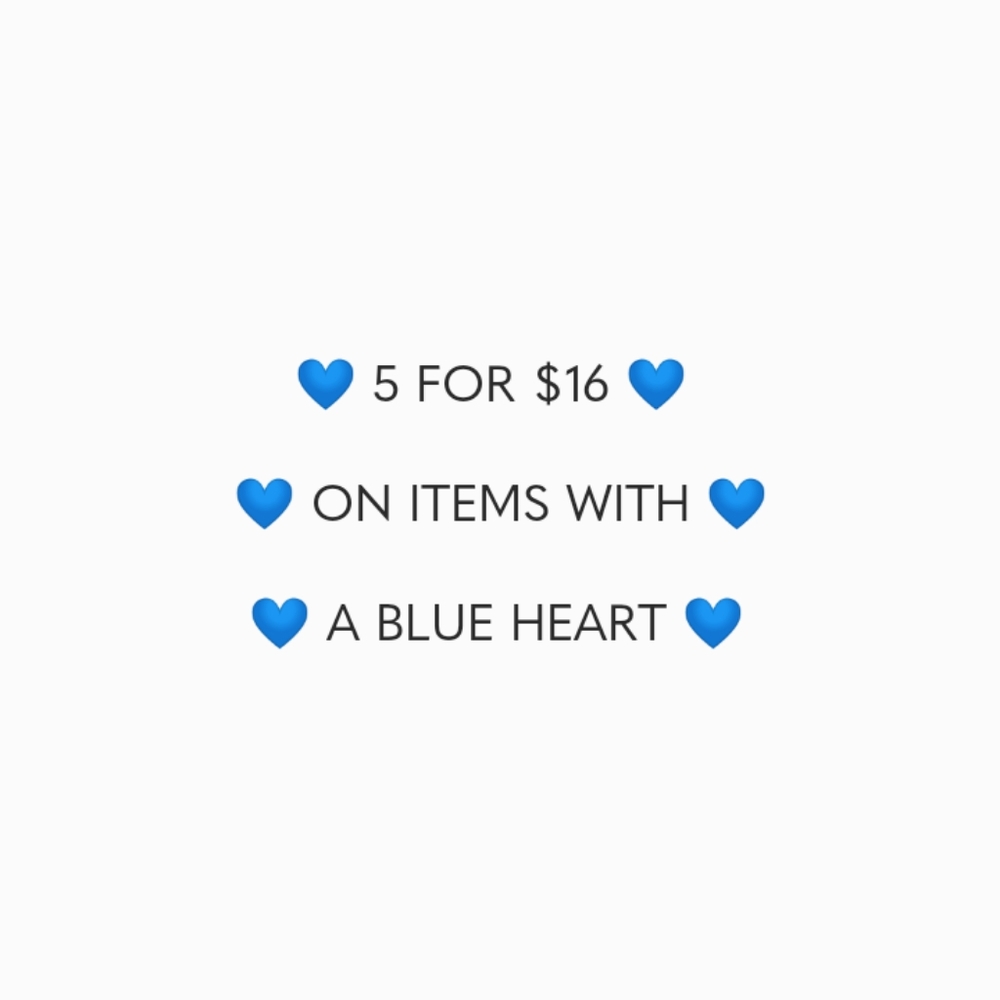 💙5 FOR $16 ON CLOTHING WITH 💙